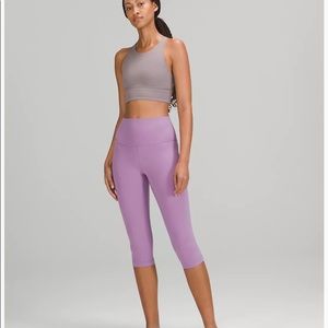 Lululemon Align High Rise Crop Legging 17". Size 10. Wisteria EUC